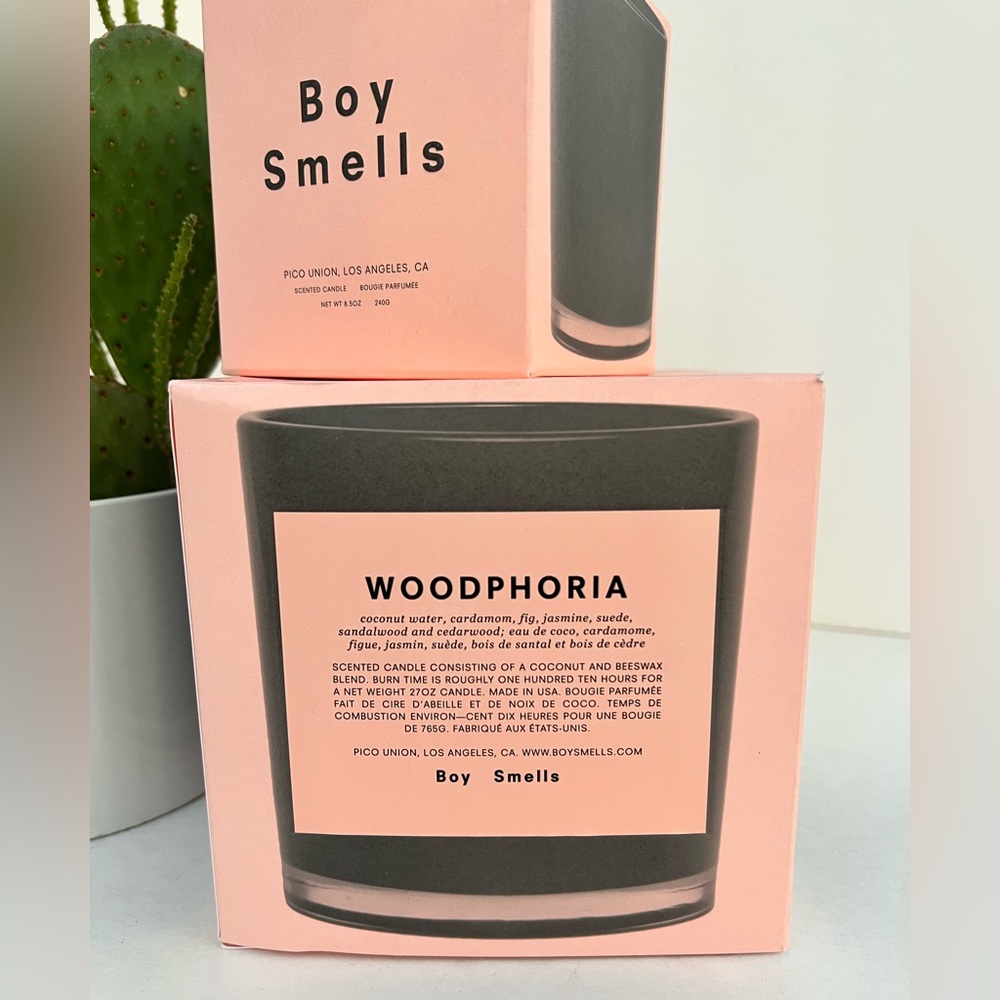 Boy Smells Woodphoria Black Candle - Picture 4 of 7
